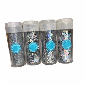 SILVER Martha Stewart glitters 4-pack